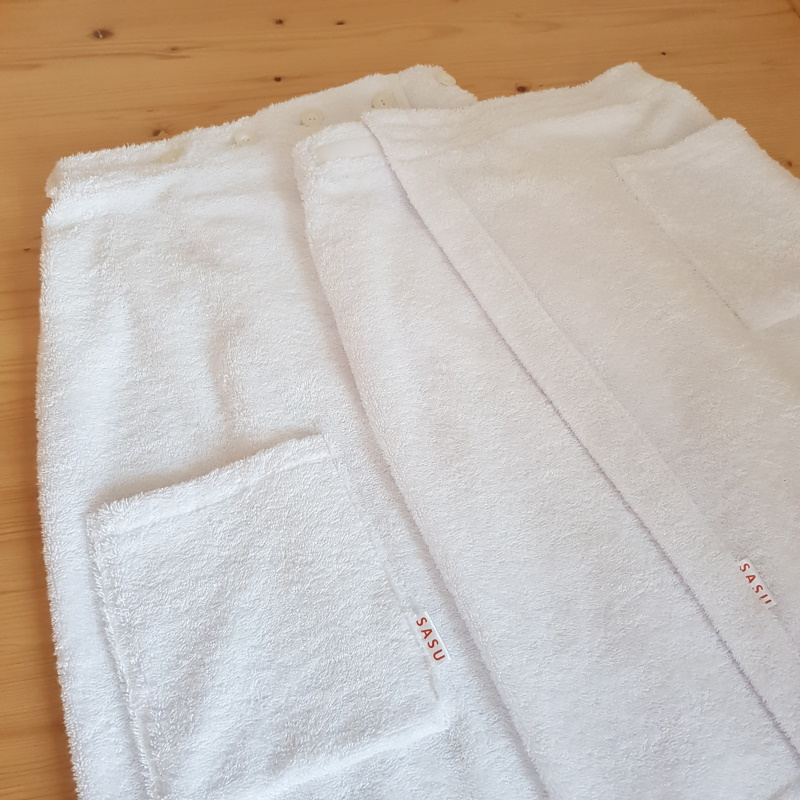 Pánský a dámský kilt do sauny