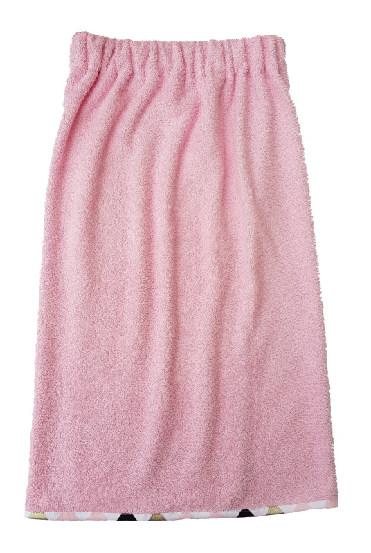 Dámský kilt do sauny růžový LUX